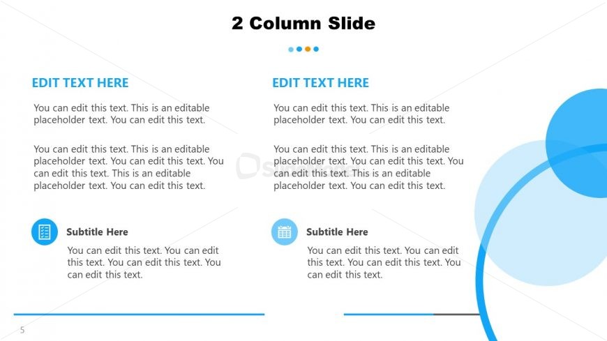 Content Layout Template for General Purpose PowerPoint 