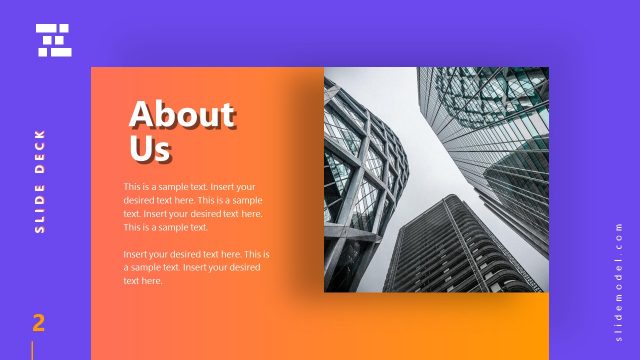 Business Deck About Us Slide PowerPoint