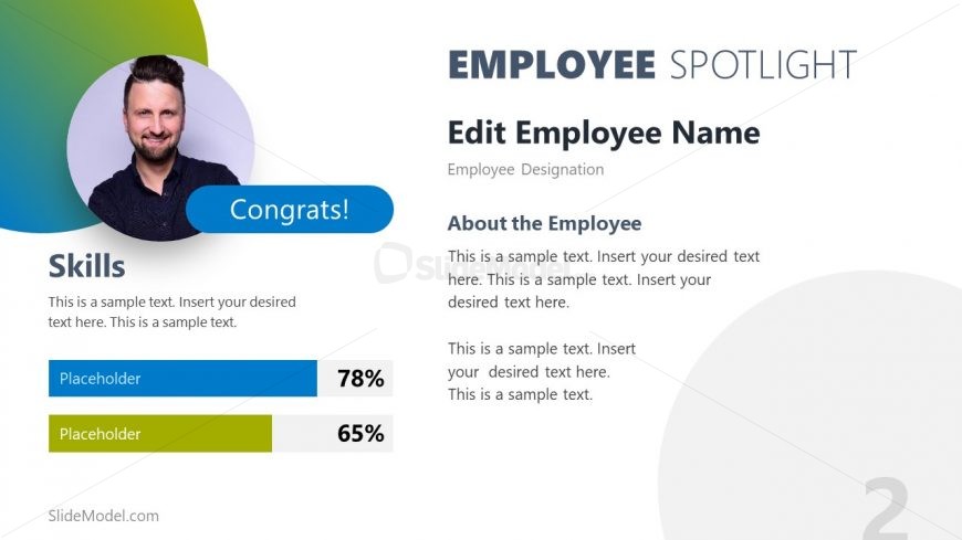 PowerPoint Data Chart to Measure Qualifications 