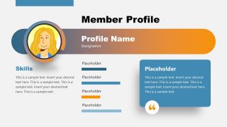 Cartoon Graphics Member Profile PPT