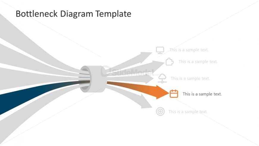 PowerPoint Diagram Arrow 4 Template