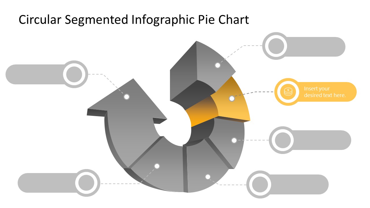 Free Circular Segmented Infographic Pie Chart for PowerPoint - SlideModel