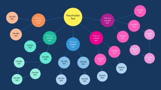 Mind Map Hierarchy PowerPoint Diagram 