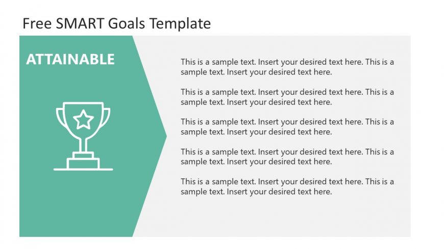 PowerPoint SMART Goals Attainable Segment