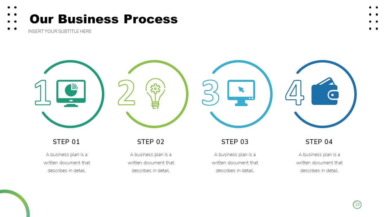 PowerPoint Business Process Template Company Profile 