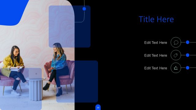 Free Template for PowerPoint – Thin Dark Minimal General Purpose