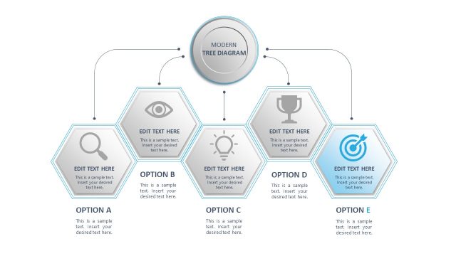 Modern Tree Diagram PPT Template