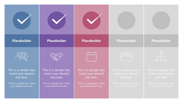 Step 3 Slide with Focus – Horizontal Checklist Template