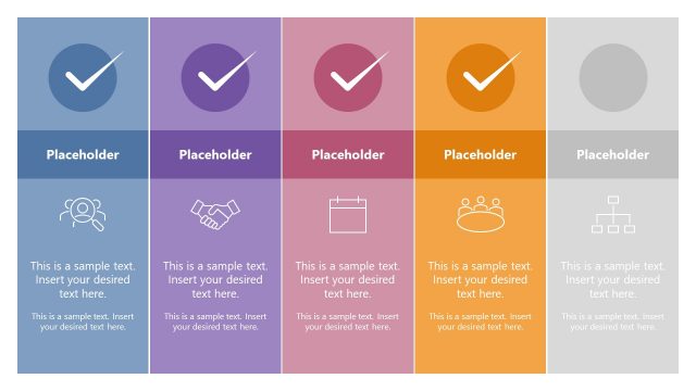 Step 4 Slide – Free Horizontal Checklist Template