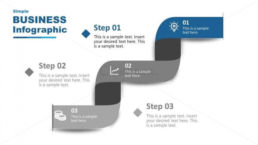 Editable Multistep Diagram for PPT