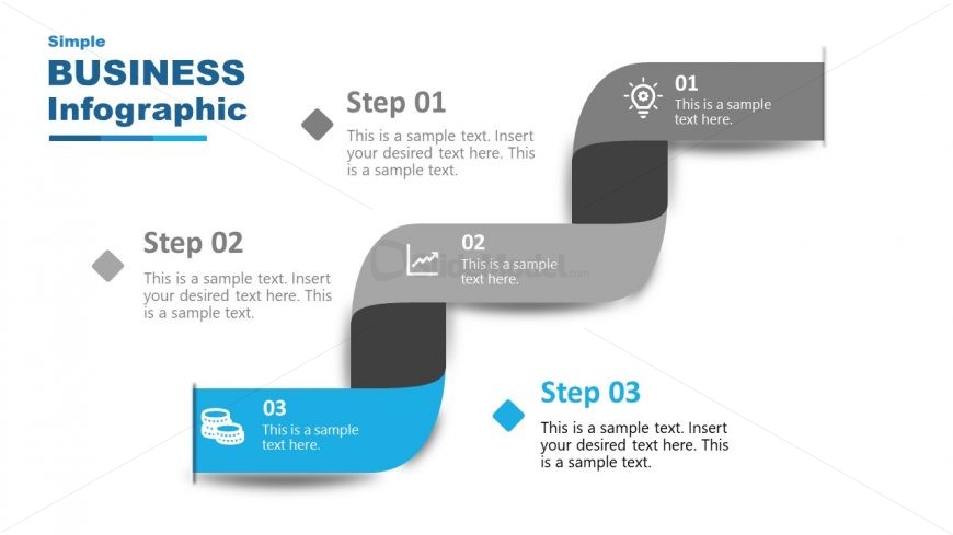 Free PPT Template Slide with Business Infographic Diagram