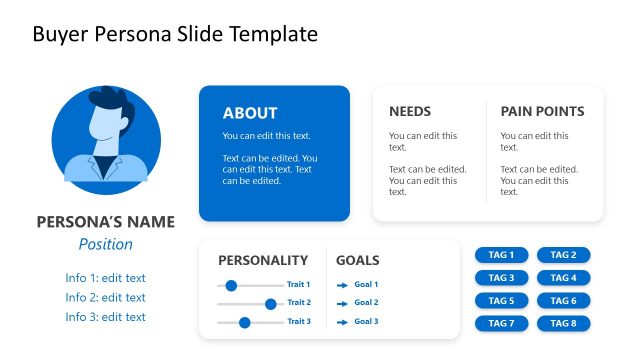 Buyer Persona Template Slide for PowerPoint