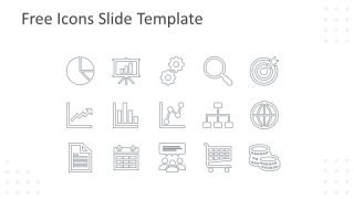 PPT Slide with Editable Icons - Free Presentation Template