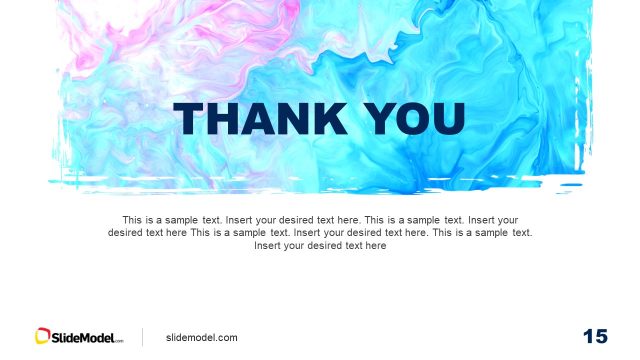 Thank You Slide – Aquarelle Presentation Template