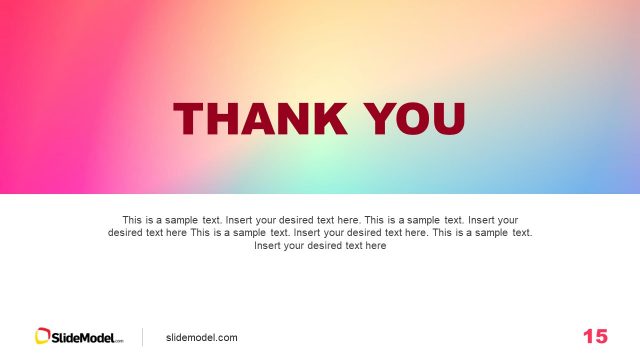 Ending Slide – Gradient Background Template