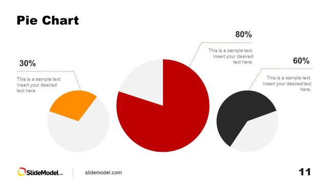 Data Driven Pie Chart Free PPT Slide