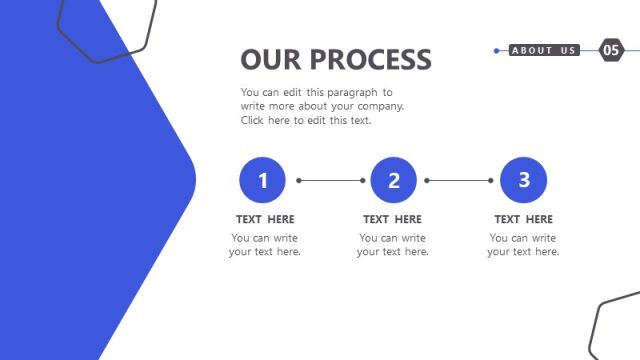 Free Slide Template for Process Presentation
