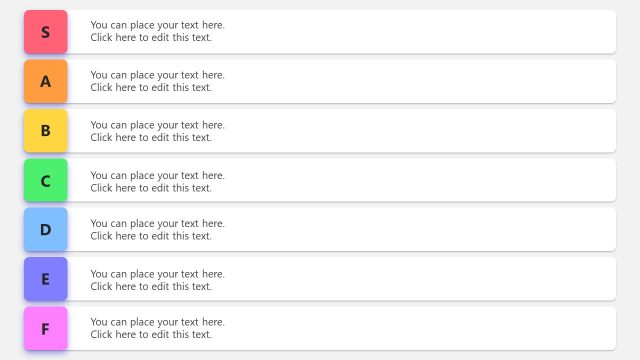 Tier List Template – Free Template Slide