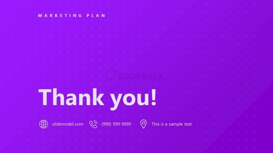 Editable Marketing Plan Template for Presentation