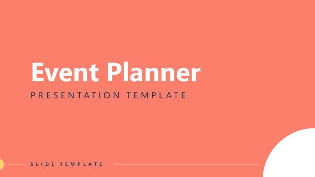Event Planning Slide for Presentation