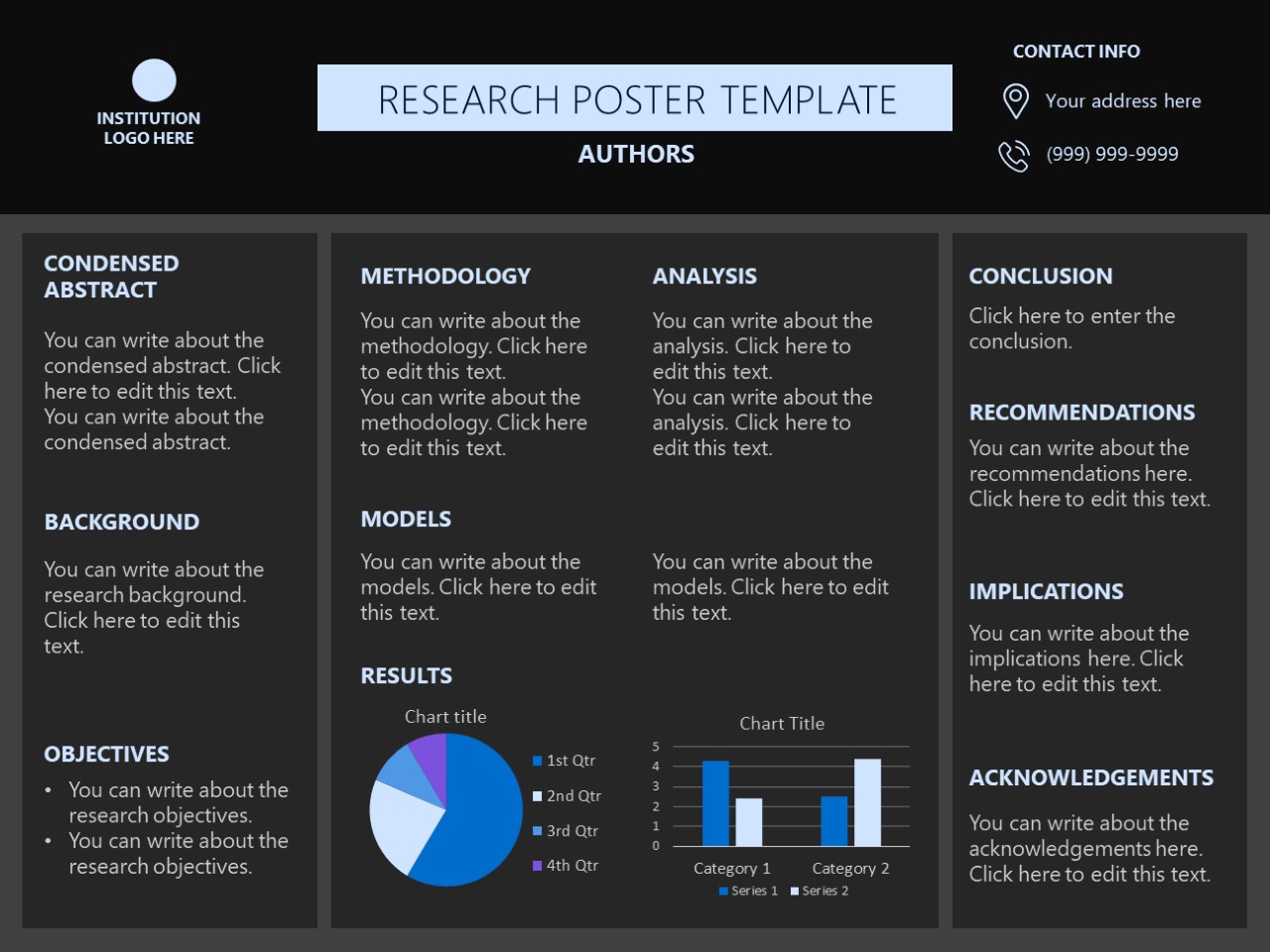 Free Research Poster Template for PowerPoint Google Slides Free Research Poster Template for PowerPoint Google Slides