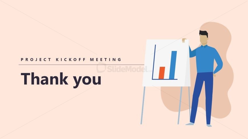 PPT Thank You Slide for Project Kickoff Presentation