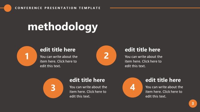 Methodlogy Slide – Conference PPT Template