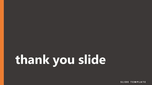 Thank You Slide – Free Conference PPT Template