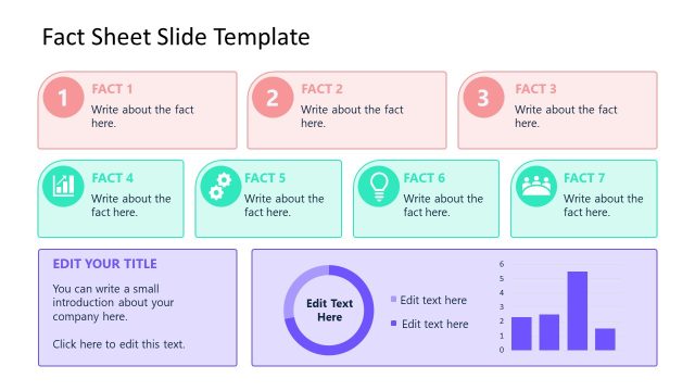 Free Fact Sheet Editable Slide Template for PPT