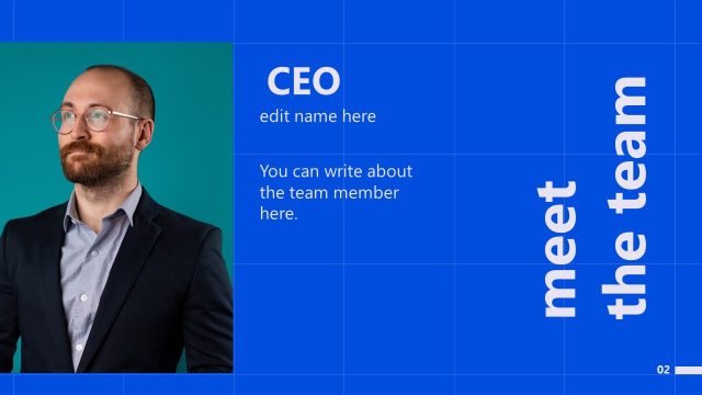 CEO Team Presentation Slide for PowerPoint