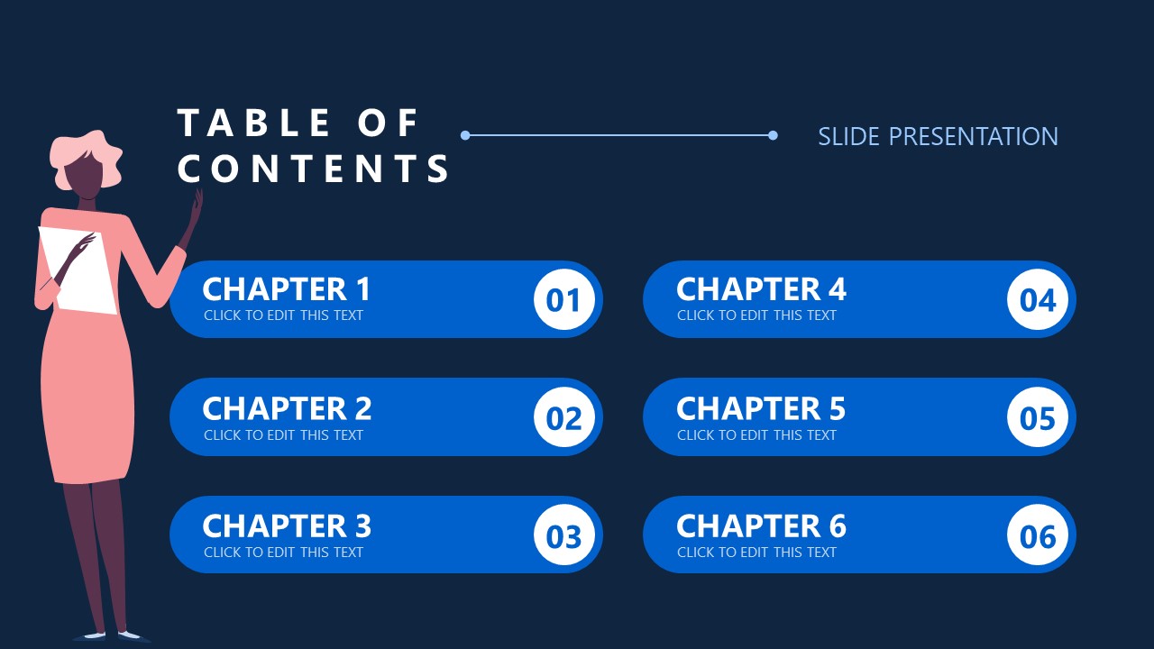 Free Table of Contents PowerPoint Template & Google Slides