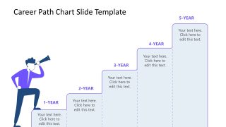 PPT Career Path Presentation Template for PowerPoint