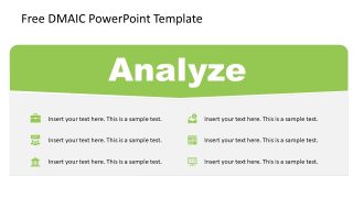 Free Slide Template for DMAIC Presentation