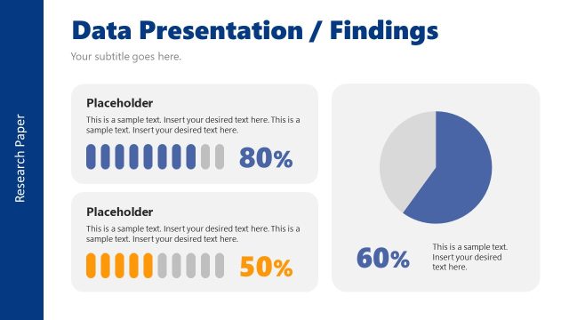 Creative Slide for Presenting Data Findings