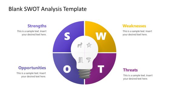 Free Blank SWOT Analysis PowerPoint Slide