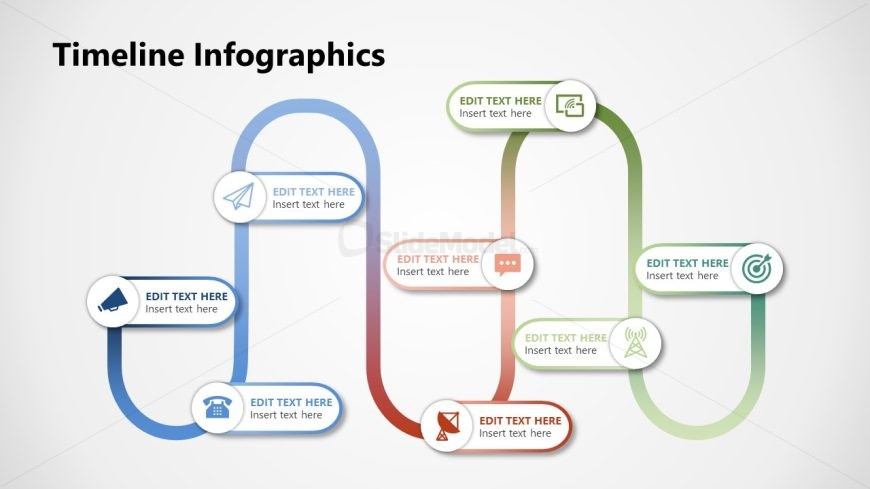 PowerPoint Slide for Timeline Infographics Presentation 