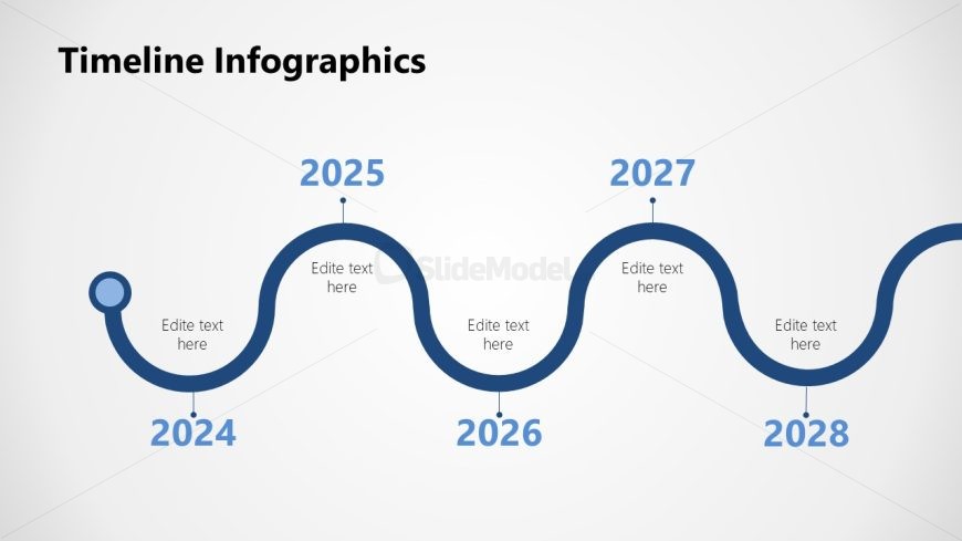 Free Infographics PPT Template for Timeline Presentation 