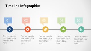 Engaging Colors Slide Diagram for Timeline Presentation 