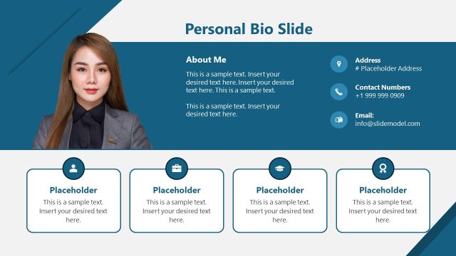 Free Personal Bio Template for PowerPoint