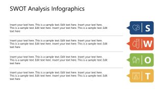 PowerPoint Slide Template for SWOT Analysis 