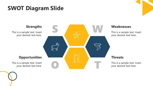 SWOT Diagram Slide – Creative Company Profile Template