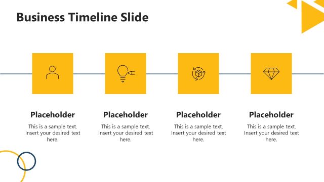 Business Timeline Slide – Company Profile Template