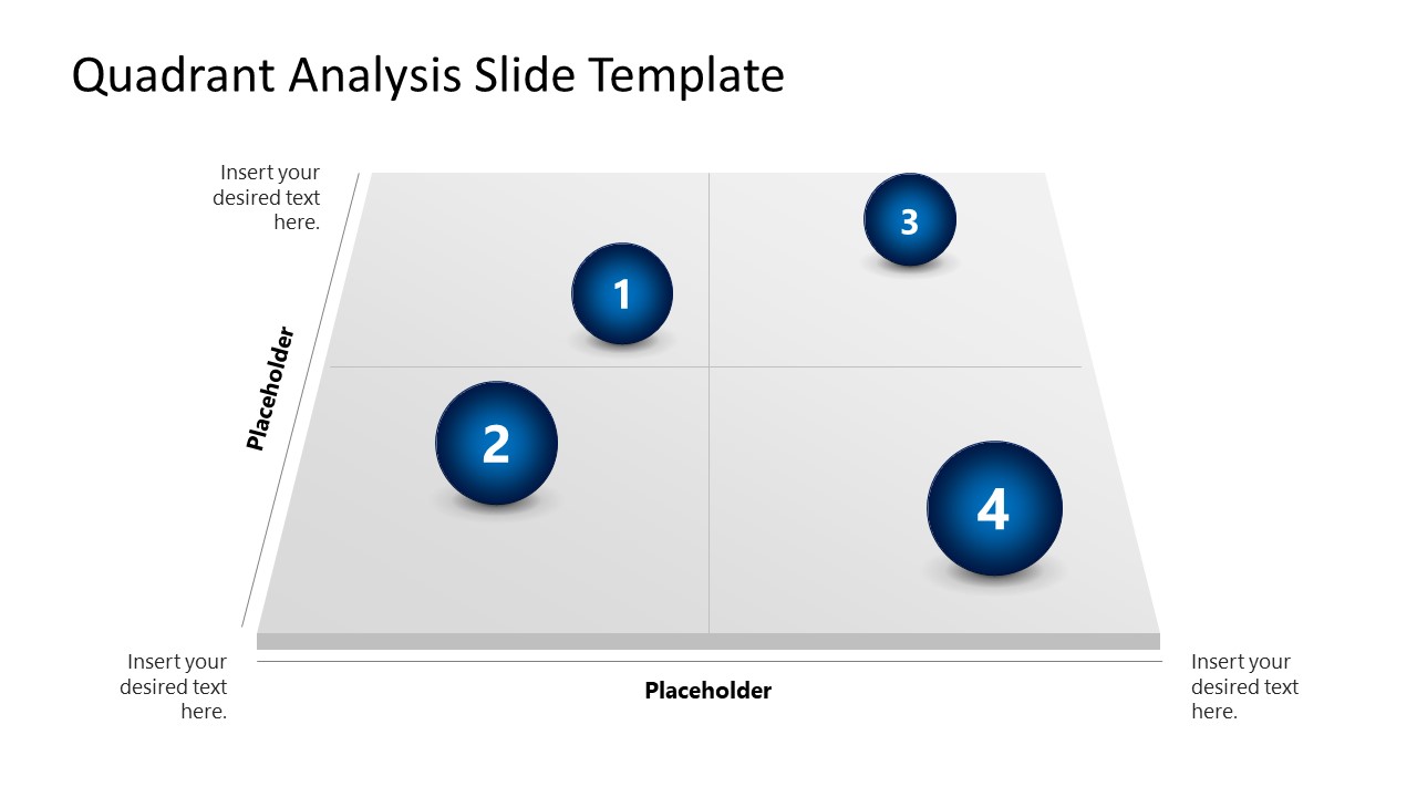 Free 3D Quadrants Analysis Slide Template