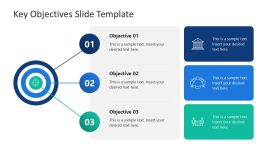 Key Objectives Slide Template PPT Slide