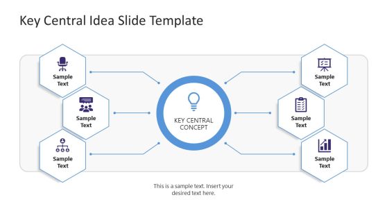 Free Key Central Concept PowerPoint Slide 