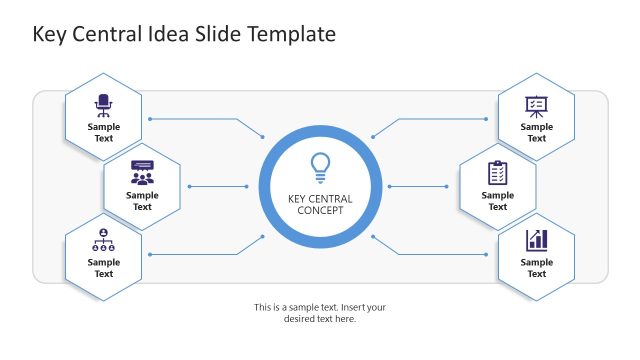Free Key Central Concept Presentation Template