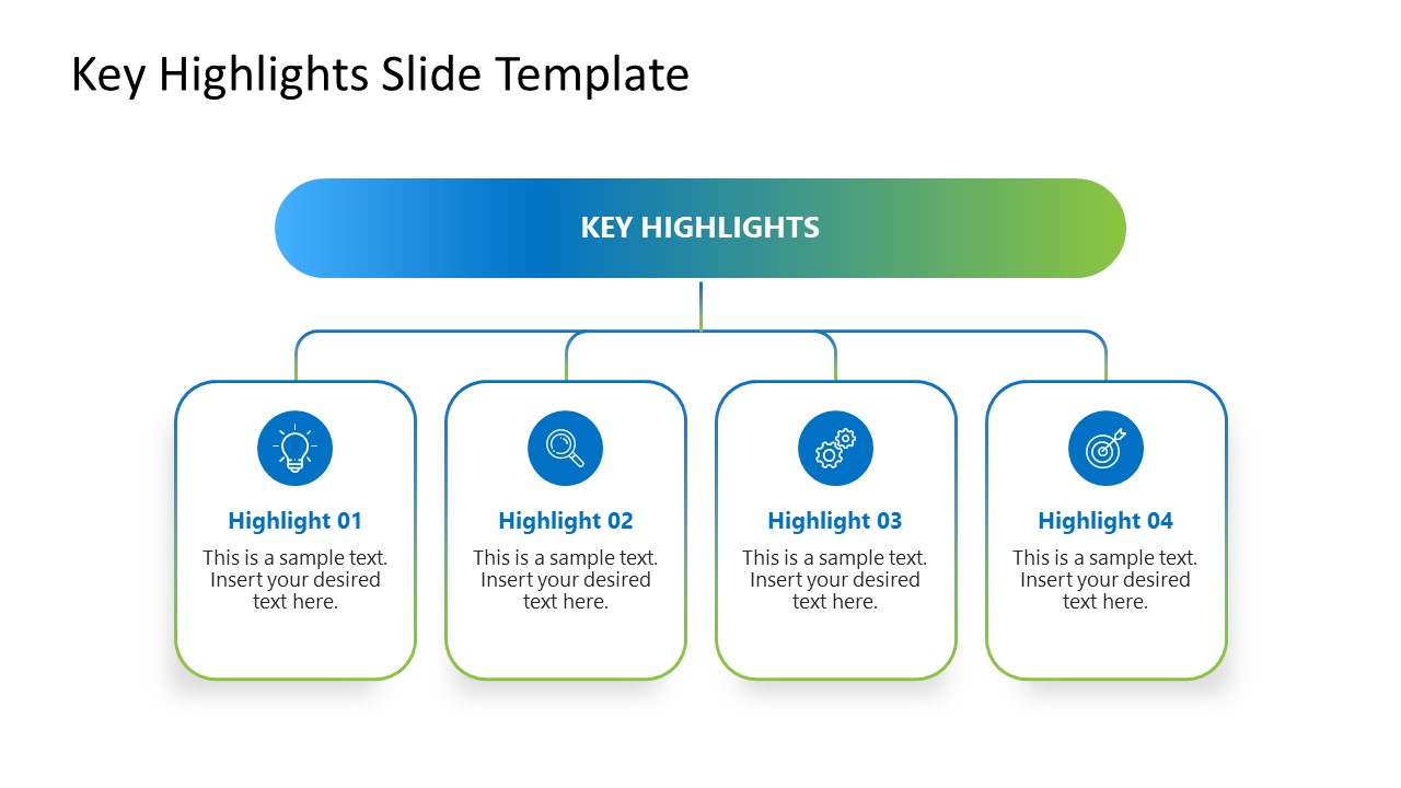 Free Key Highlights PowerPoint Slide 