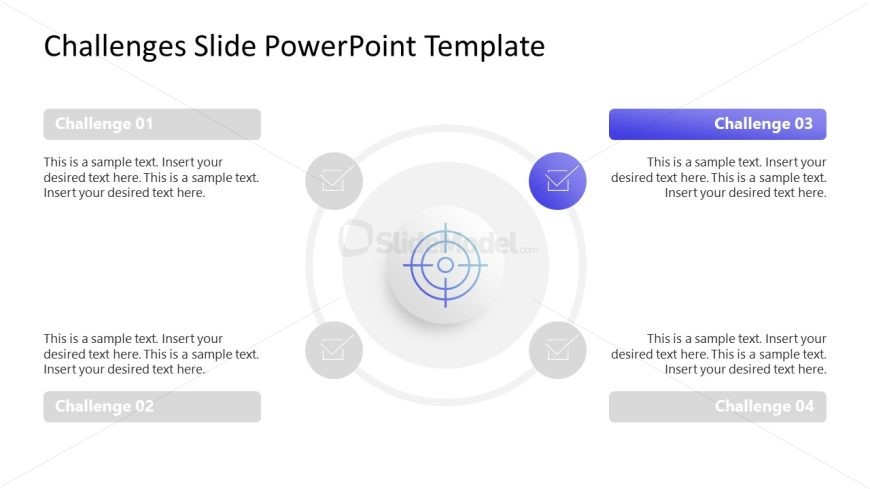 Free Challenges Infographic Template Slide