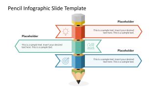 Free Pencil Infographic Slide PPT Template 