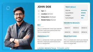 Free User Persona Slide Template PPT Slide 